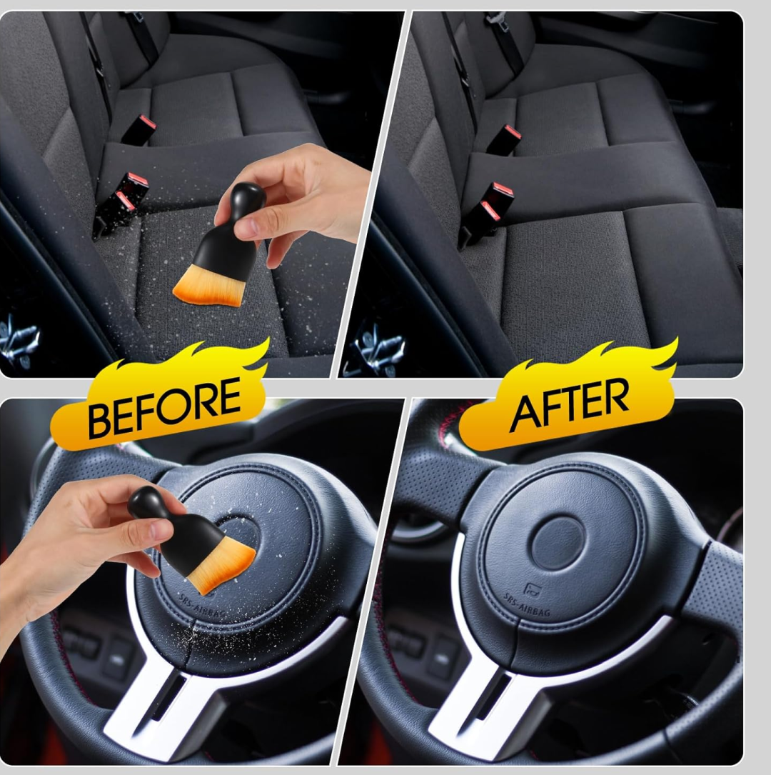 Mini Car Interior Cleaning Soft Brush -car Cleaning Brushes Duster (1 Pc)
